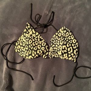 Op cheetah bathing suit top